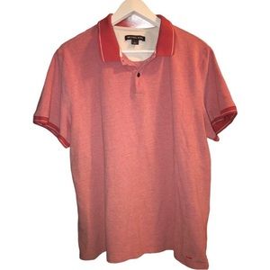 Michael Kors Men’s Persimmon/Dark Pink Polo Size XL!!